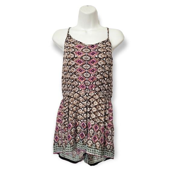 Y2K Angie Sleeveless Summer Romper Size LARGE - Picture 1 of 8